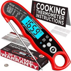 Alpha Grillers Instant Read Meat Waterproof Thermometer