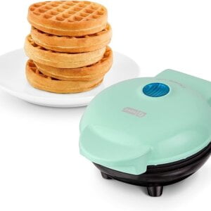 DASH Mini Waffle Maker with Easy to Clean, Non-Stick Surfaces