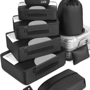 Veken 8 Set Packing Cubes for Suitcases