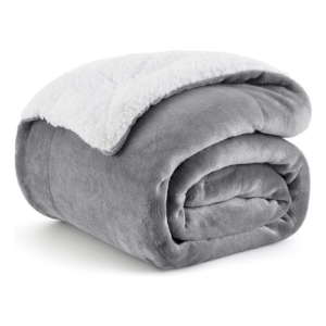 Bedsure Sherpa Fleece Throw Blanket