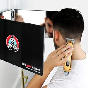 The 360 Mirror - 3 Way Mirror for Self Hair Cutting