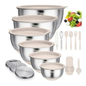 Wildone Mixing Bowls with Airtight Lids