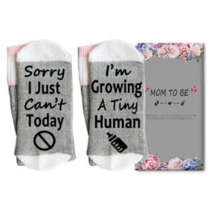 Growing a Tiny Human Pregnancy Socks