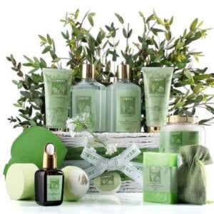 Home Spa Set with Calming Mint Fragrance