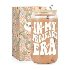 Pregnant Women Iced Coffee Cup