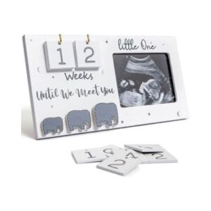 Ultrasound Photo Frame with Weeks Countdown